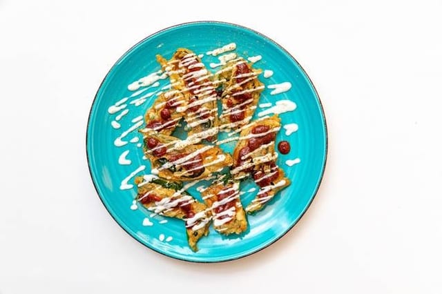 Spinach Chaat.