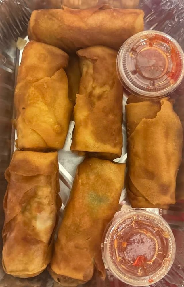 Vegetable Spring Rolls.