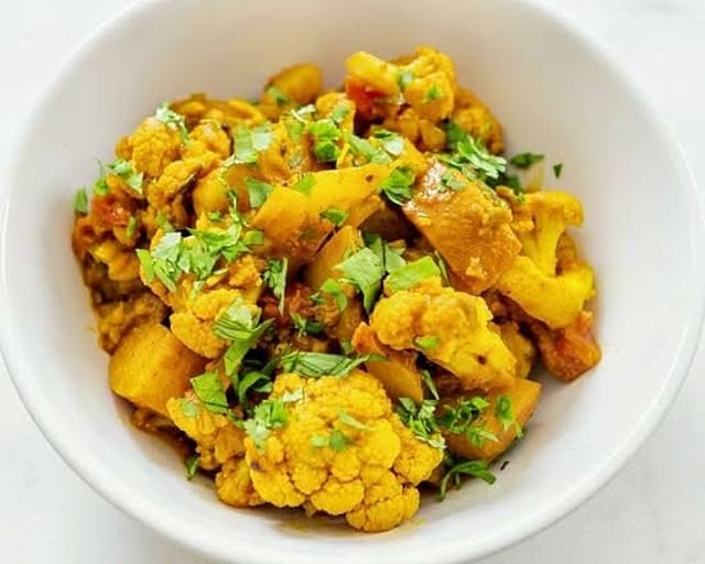 Aloo Gobi Lunch Box.